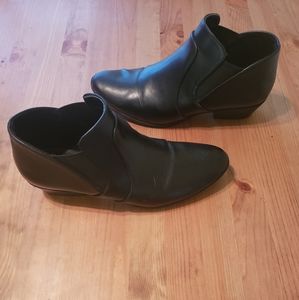 Black Mini Heeled Booties